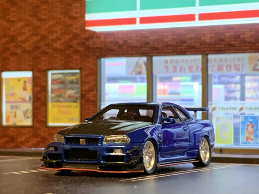 1/64 ミニカー 404 ERROR 日産 スカイライン GT-R R34のレビュー 